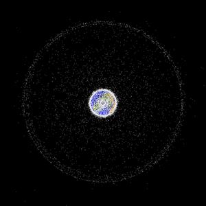 Objects in orbit in the geosynchronous region