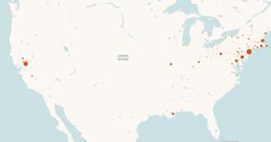 Jobs in U.S. cities in 1850
