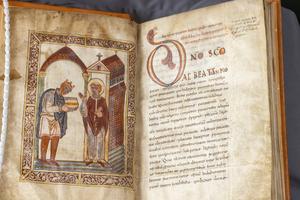 6.   Close up of the portrait of Æthelstan