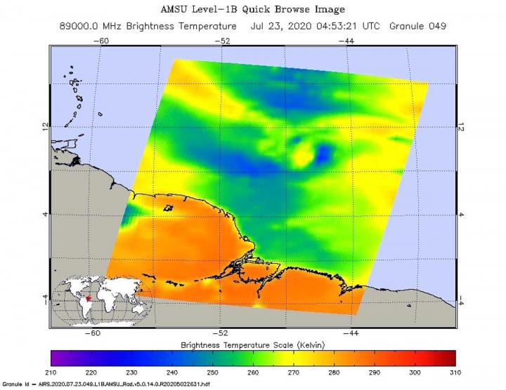 AIRS image of Gonzalo