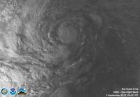 Nighttime Suomi NPP Image of Irma
