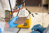Device with Sample