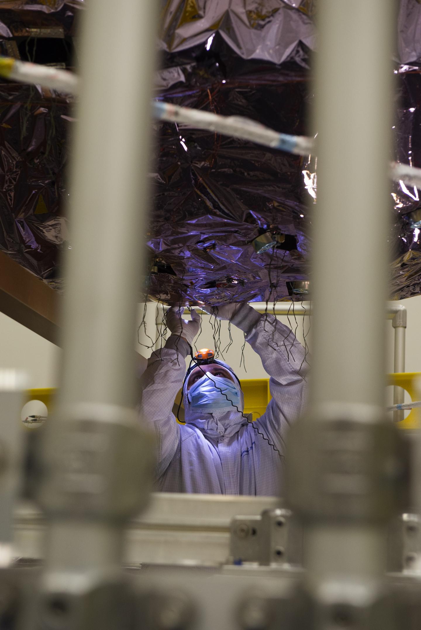 Webb Telescope Sunshield Testing (1 of 2)