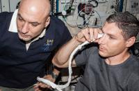 Ultrasound Eye Imaging with Astronauts