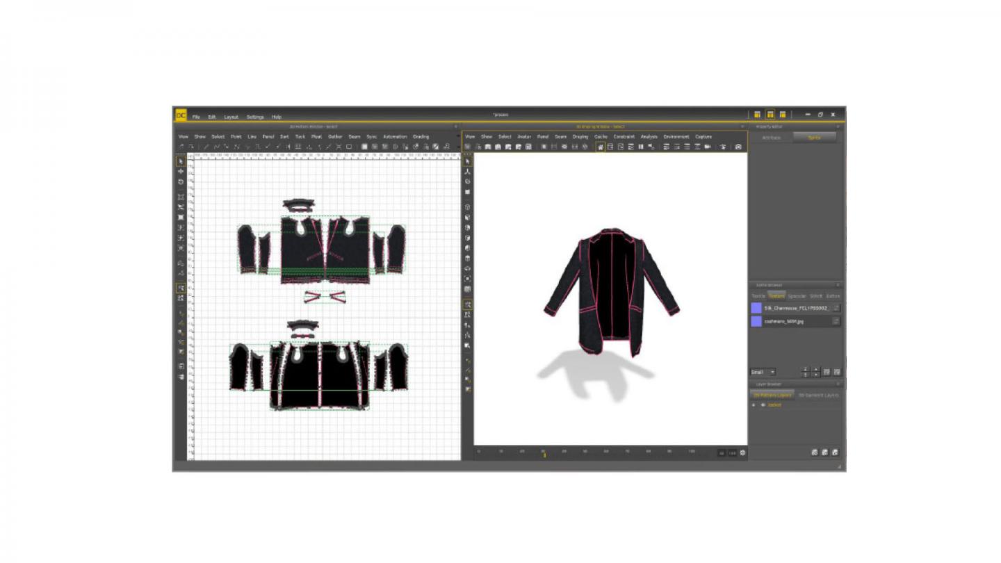 Fashion avatar wireframe