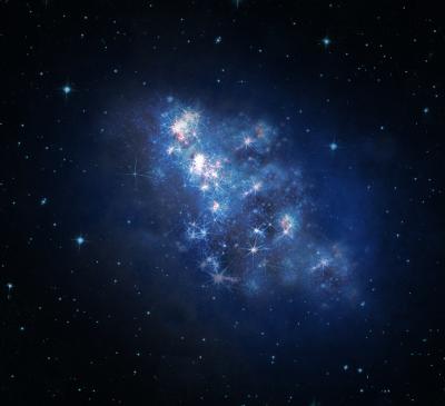 Artist's Rendition of Galaxy