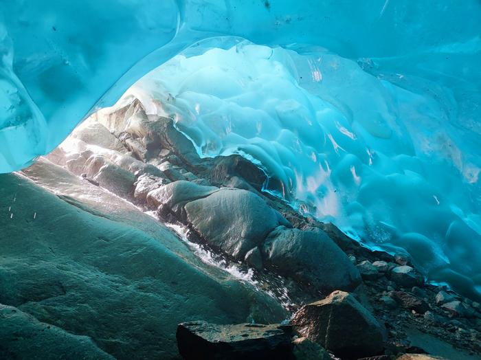 Aletsch Glacier cave