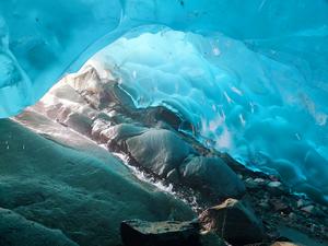 Aletsch Glacier cave