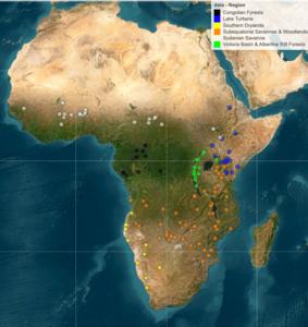 Map of research sites