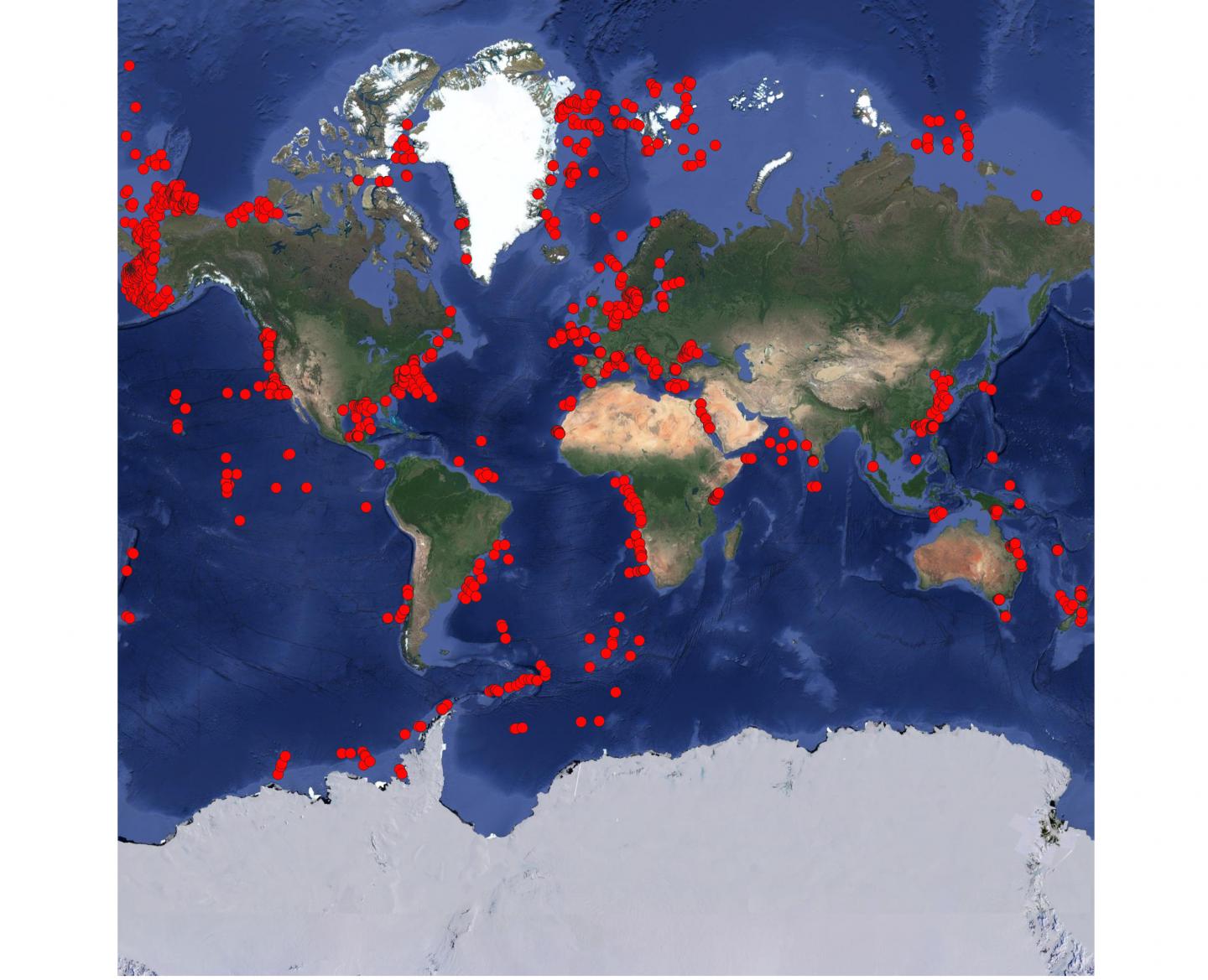 Map of all Sampling Stations