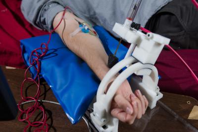 Stroke Rehab Device Close-Up