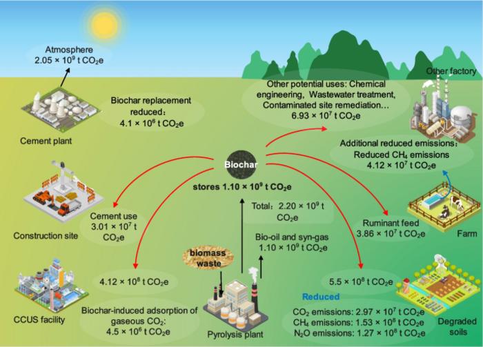 Role of biochar toward carbon neutrality