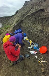 Excavation on Colville River