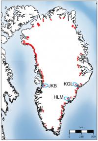 Glaciers Included in This Study