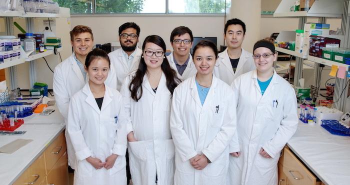 Mei He and Student Researchers