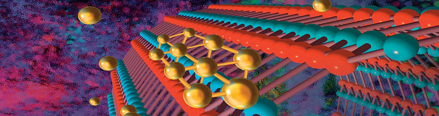 2D Gold Quantum Dots on Boron Nitride Nanotube (1 of 2)