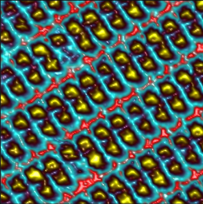 A Scanning Tunnelling Microscope Image of Smart Molecular Switches