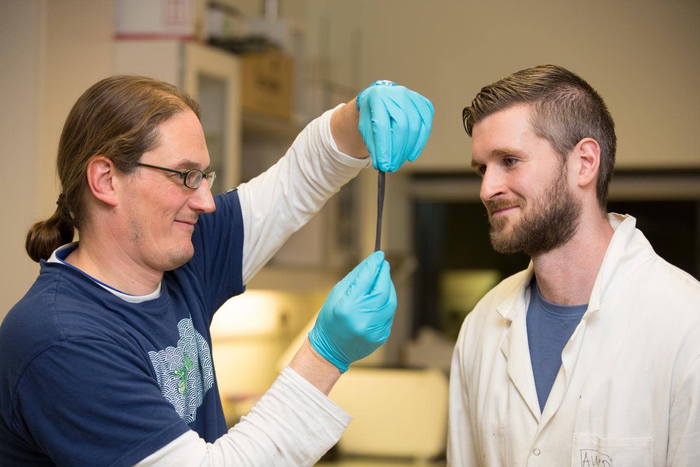 Graphene-infused Silly Putty Detects Human Respiration, Spider Footsteps (3 of 3)