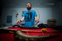 Billy with Indian horn
