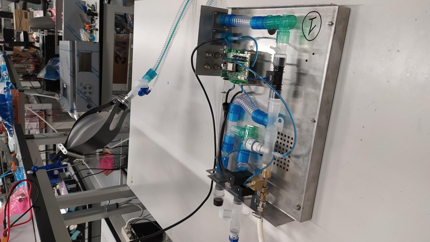 Mechanical Ventilator Milano, designed by particle physicists for COVID-19 patients (2 of 3)
