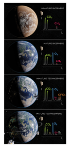 Immature biosphere to a mature technosphere