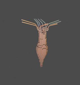 Movement of an artificial rotifer