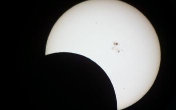 Photo of An Almost Maximum Eclipse