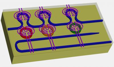 Design Diagram of the New Silicon 'Microring Resonators'