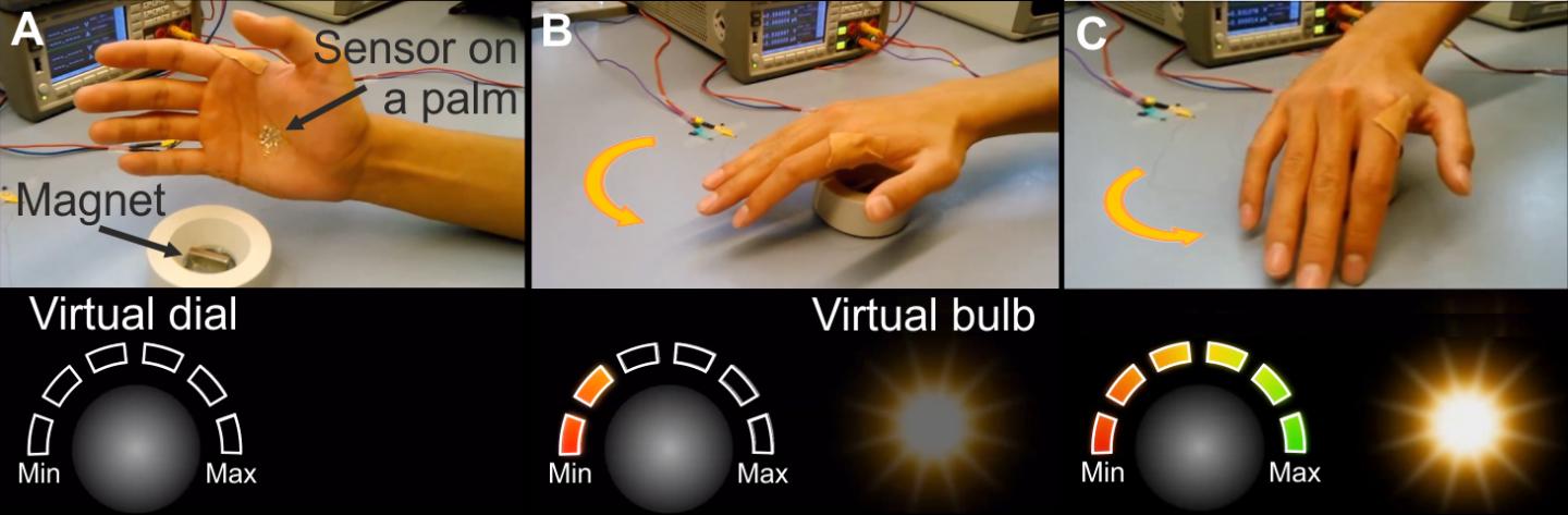 Magnetic Sensor and Virtual Dimmer