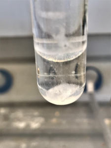 Methane released from crystals
