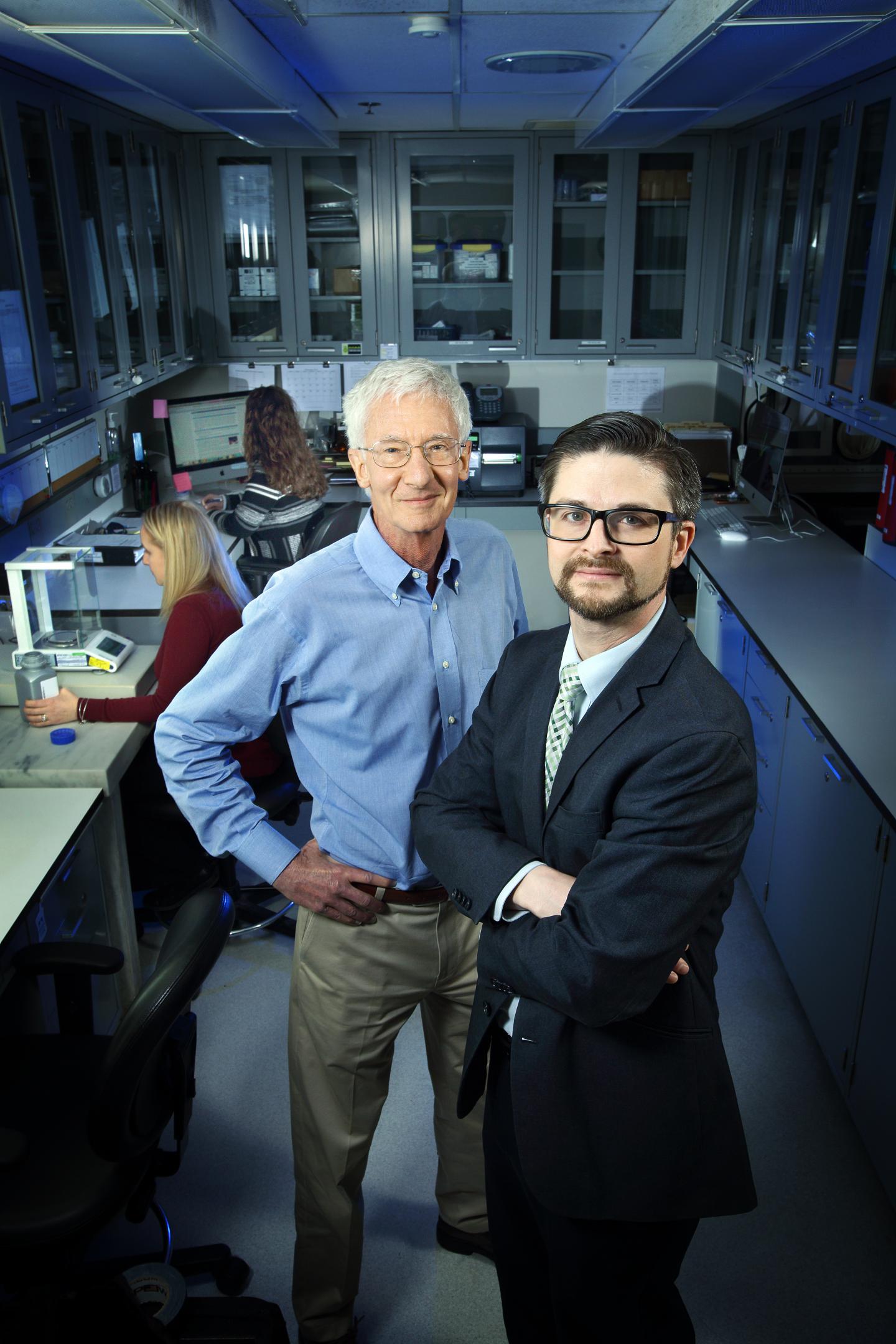 Roland Griffiths (left) and Matthew Johnson (right)