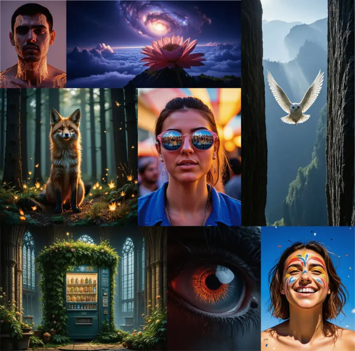 High-fidelity samples from the 4-step model