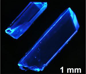 New blue light emitting crystal