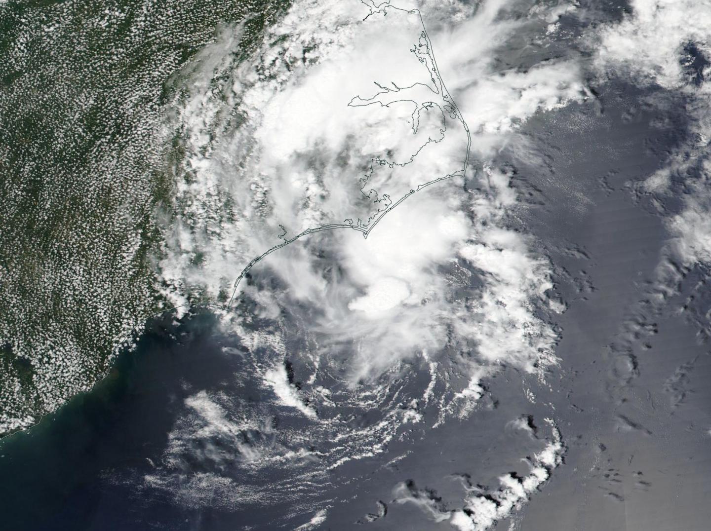 Suomi NPP Image of Bonnie