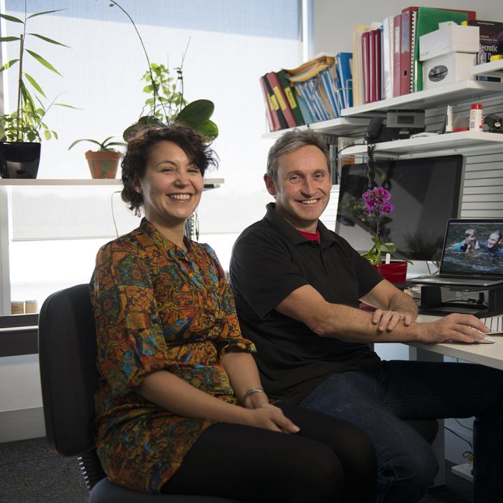 Dr. Najoua Lalaoui and Professor John Silke