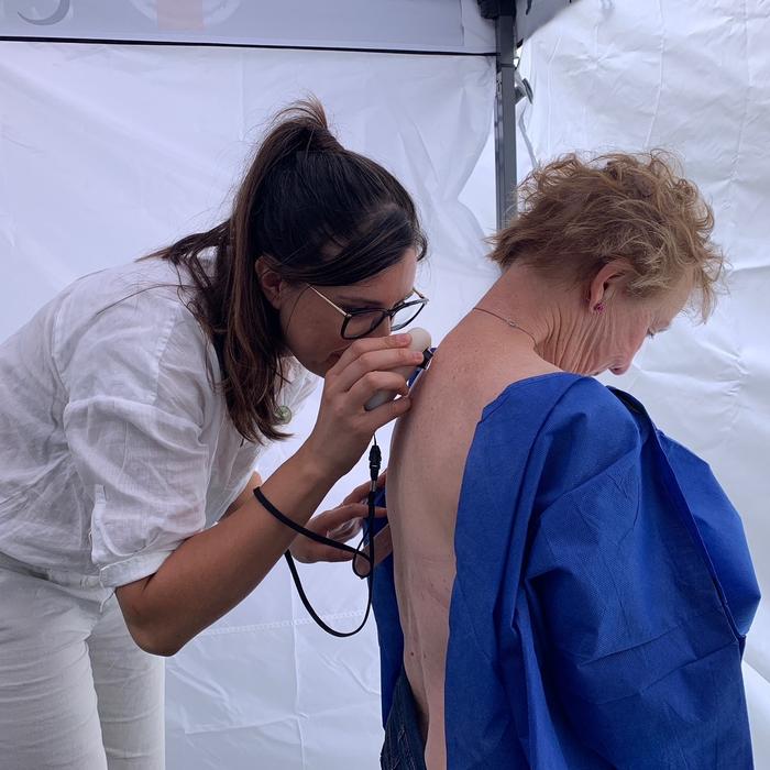Skin cancer checks using AI