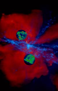 Simulated Outflow from a Quasar (1 of 2)