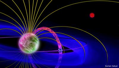 Schematic of Radio Wave Emissions
