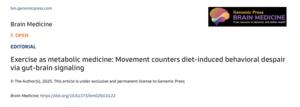 Exercise as metabolic medicine