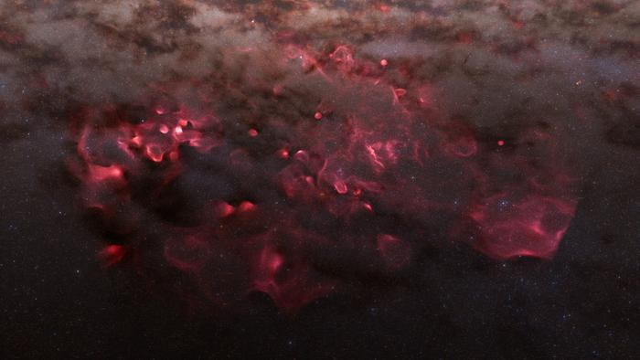 Gaia sees stellar nurseries (animation still 2)
