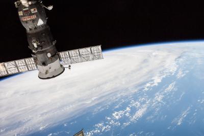 ISS Captures Image of Typhoon Neoguri