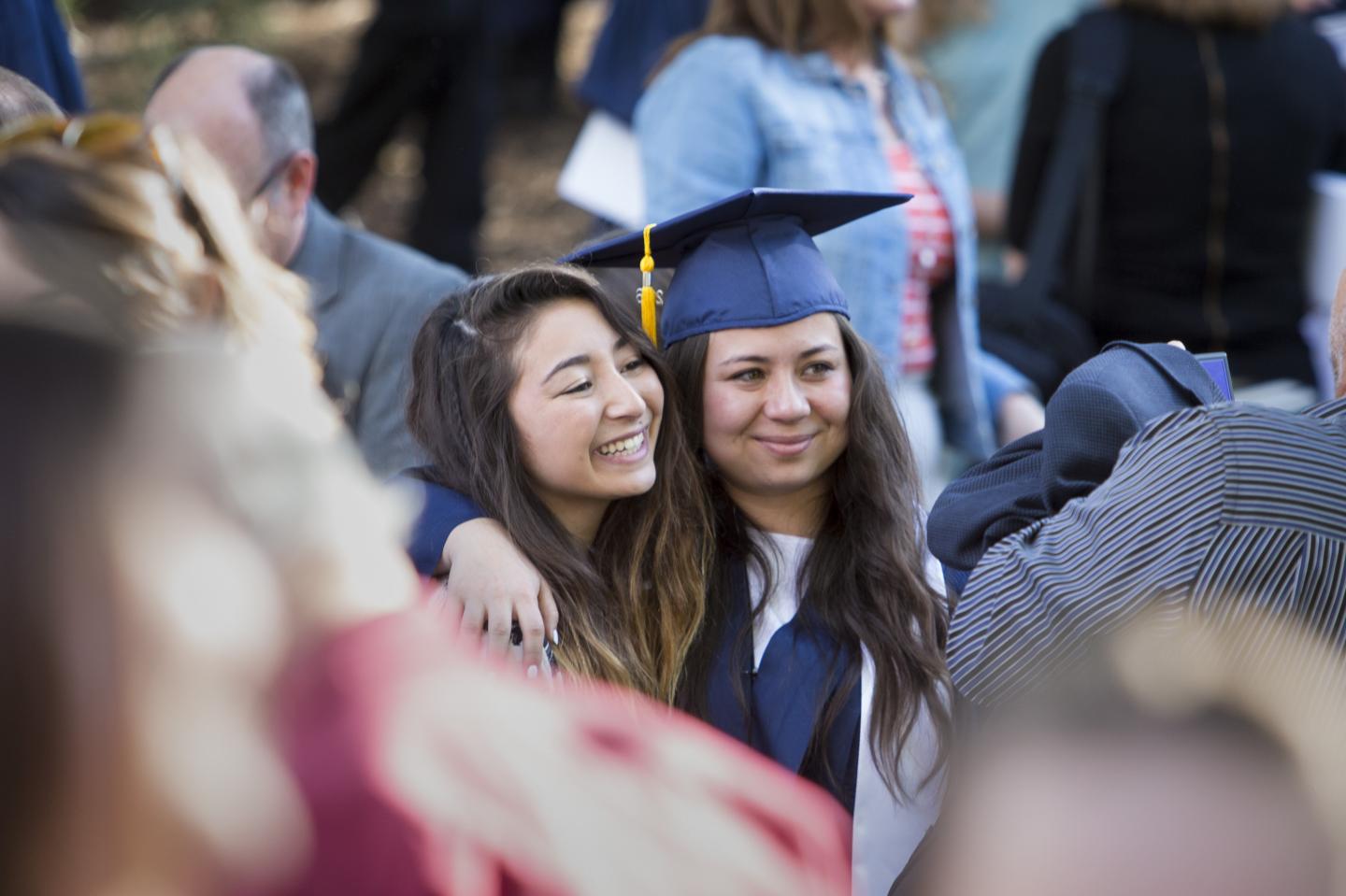 Sisters at BYU Graduation
