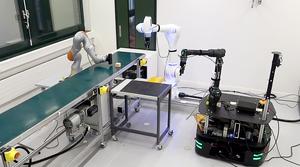 Assembly line task setup.