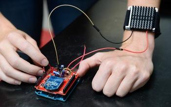 Electronics on a Human Arm