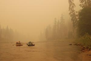 Elkhorn fire Salmon River