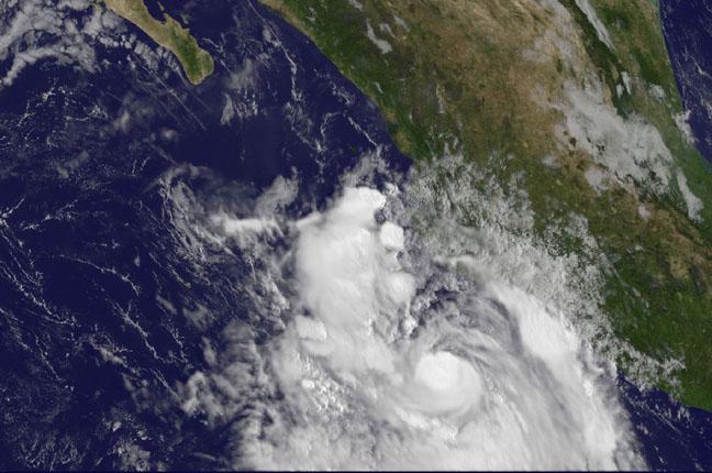 GOES Image of Polo