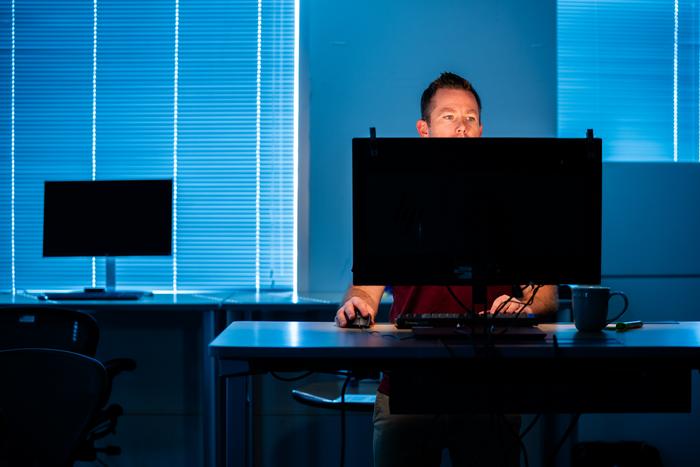 Sandia National Laboratories cybersecurity specialist Maj. Nick Nava