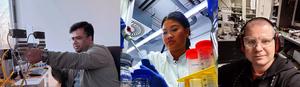Researchers working on the project