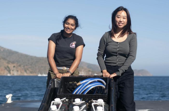 Grad students test USC tech on Catalina Island