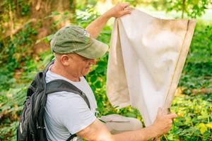 Dr. Wasserman in the field